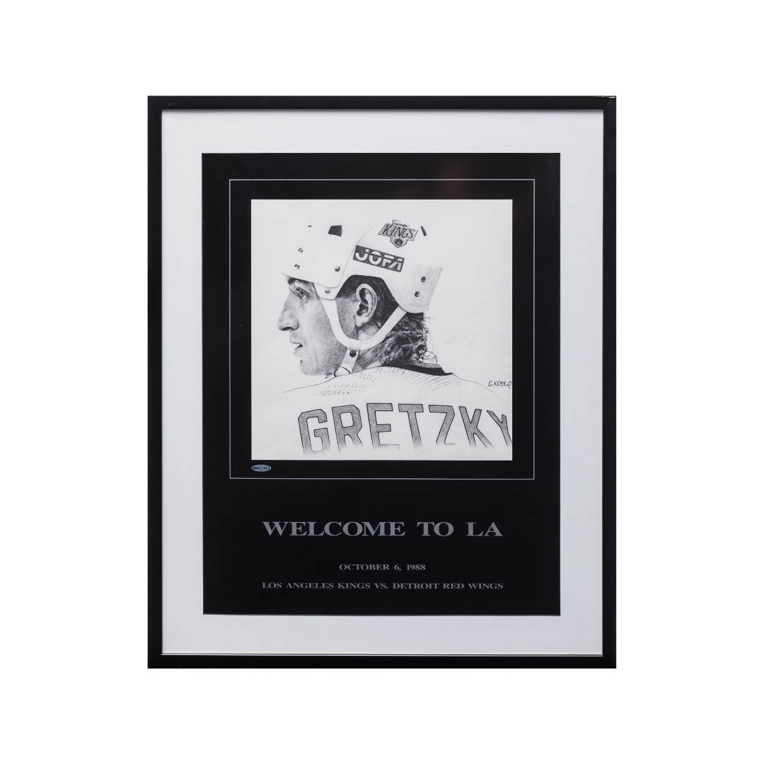 s680129065388134146_p4568_i1_w1080 Wayne Gretzky "Welcome to LA, October 6, 1988" Poster COA Upper Deck - Image 1