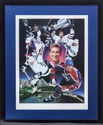 Wayne Gretzky "802" Limited Edition Autographed Lithograph 873/880 artist Danny Day