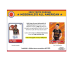 2023 Topps Chrome McDonald's All American Basketball Hobby 12 Box Case - Image 2
