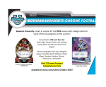 2023 Bowman University Chrome Football Hobby Box - Image 3