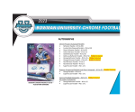 2023 Bowman University Chrome Football Hobby Box - Image 6