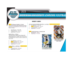 2023 Bowman University Chrome Football Hobby 12 Box Case - Image 5