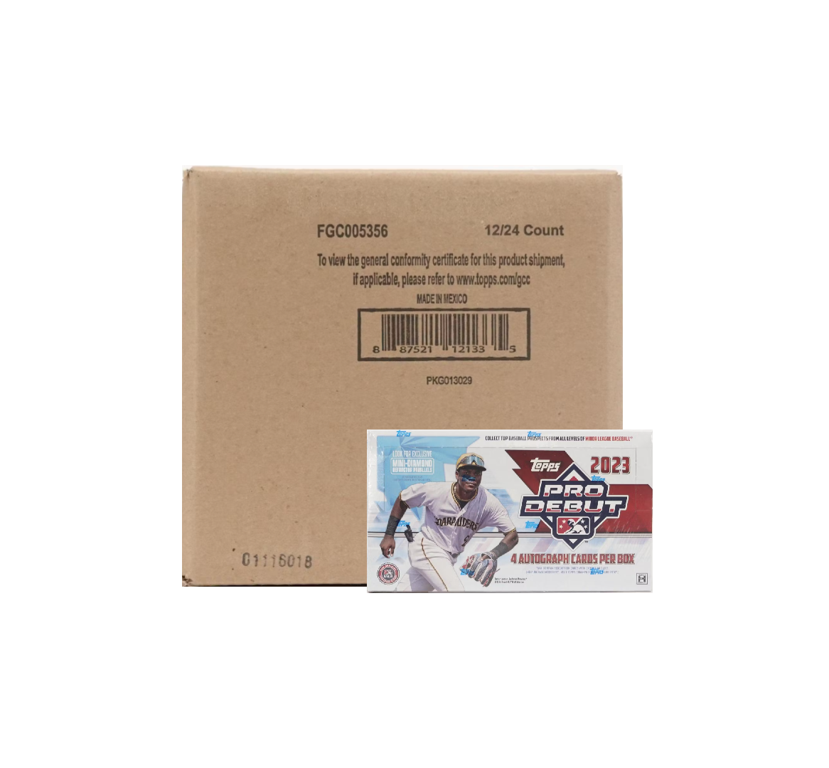 s680129065388134146_p4591_i7_w1166 2023 Topps Pro Debut Baseball Hobby 12 Box Case - Image 1