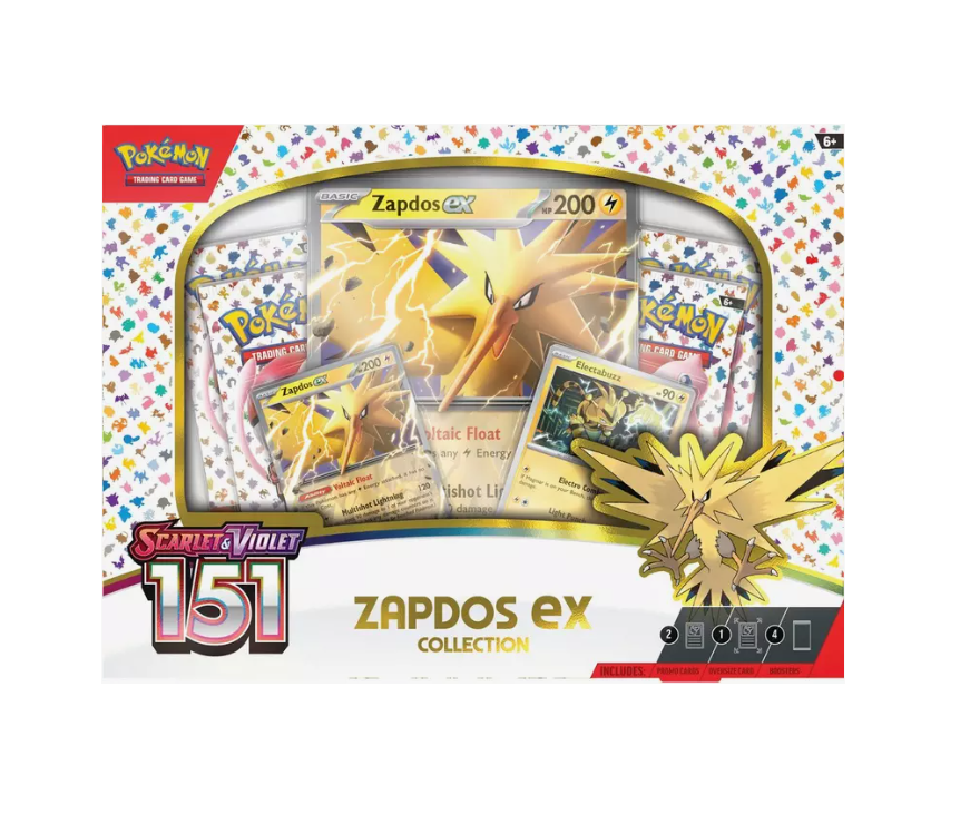 s680129065388134146_p4633_i2_w871 Pokémon Scarlet & Violet 151 Zapdos EX Collection Box - Image 1