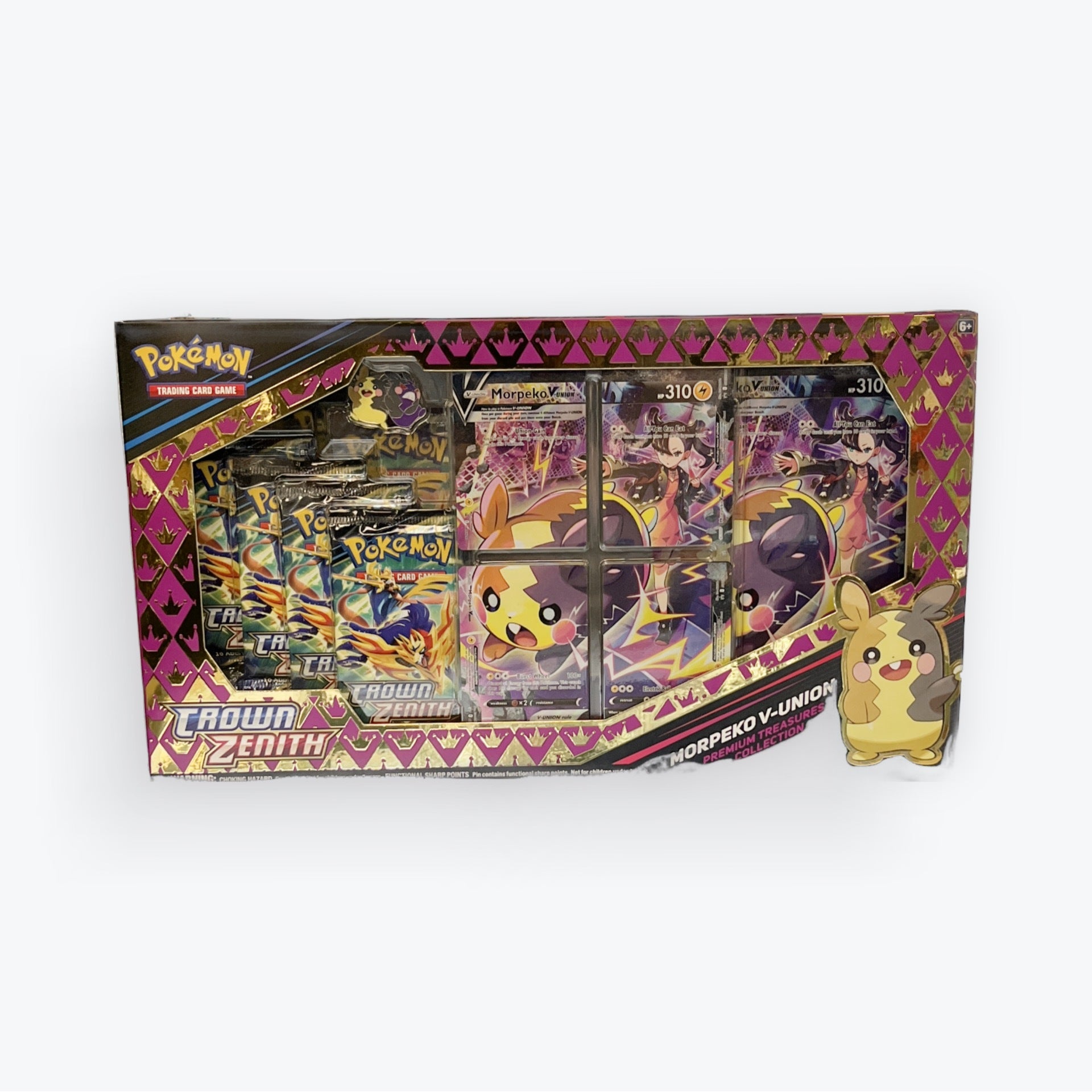 s680129065388134146_p4638_i1_w1920 Pokémon Crown Zenith Morpeko V-Union Premium Treasures Collection Box - Image 1
