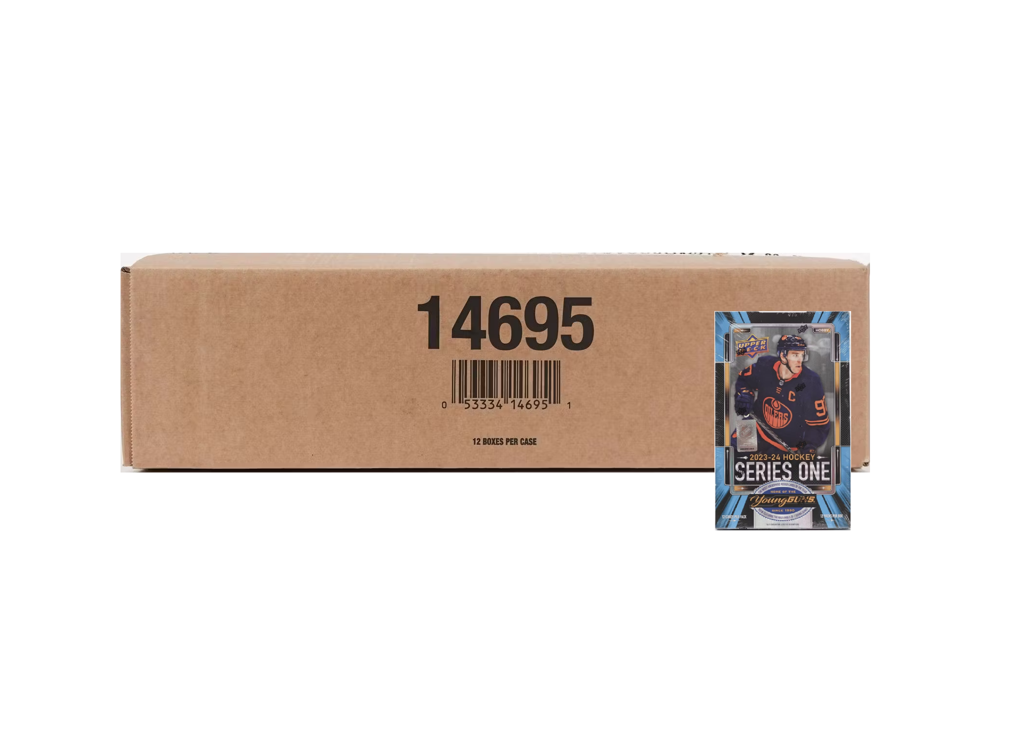 s680129065388134146_p4646_i7_w2076 2023-24 Upper Deck Series 1 Hockey Hobby 12-Box Case - Image 1
