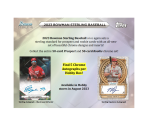 2023 Bowman Sterling Baseball Hobby 12 Box Case - Image 2
