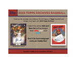 2023 Topps Archives Baseball Hobby Box - Image 4