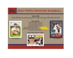 2023 Topps Archives Baseball Hobby Box - Image 3