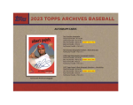 2023 Topps Archives Baseball Collector Box - Image 5