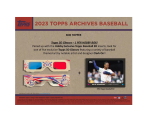2023 Topps Archives Baseball Collector Box - Image 7