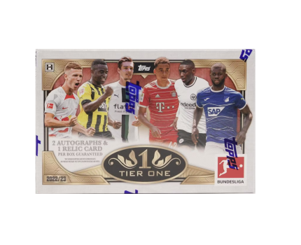 2022/23 Topps Tier One Bundesliga Soccer Hobby Box