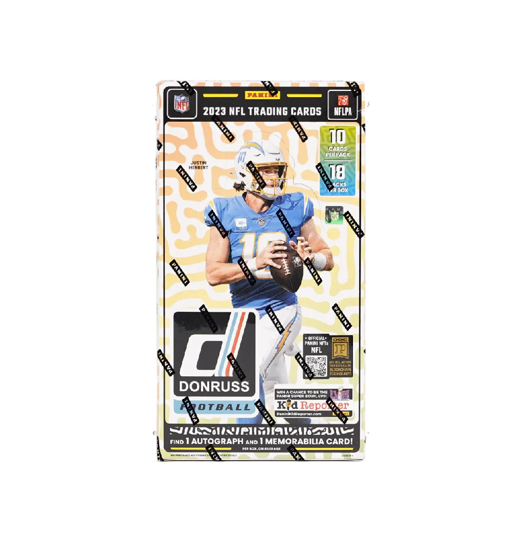 s680129065388134146_p4732_i7_w1040 2023 Panini Donruss Football Hobby 18 Box Case - Image 1