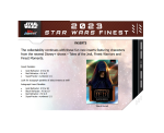 2023 Topps Star Wars Finest Hobby Box - Image 5