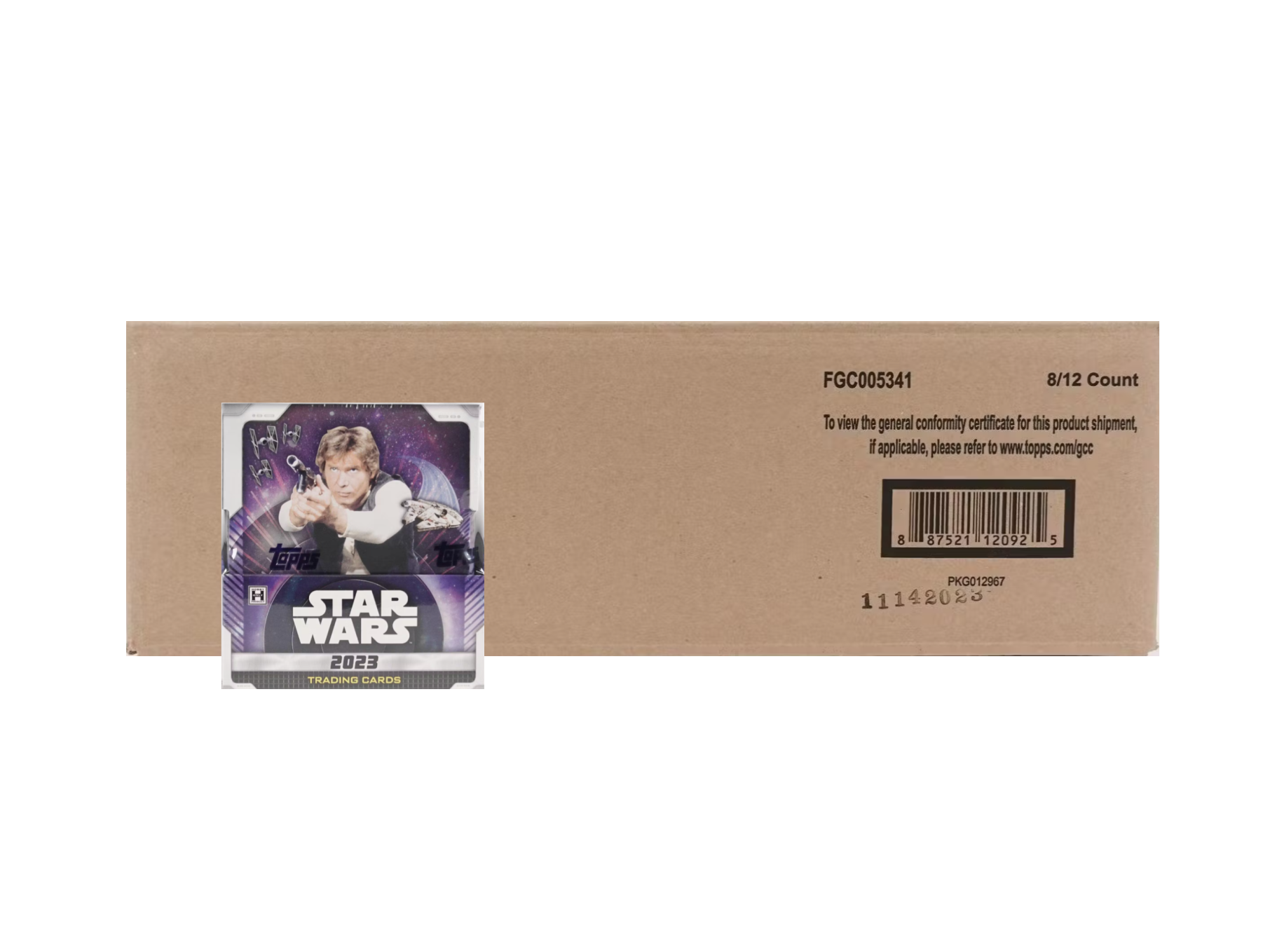 s680129065388134146_p4761_i6_w1832 2023 Topps Star Wars Finest Hobby 8 Box Case - Image 1