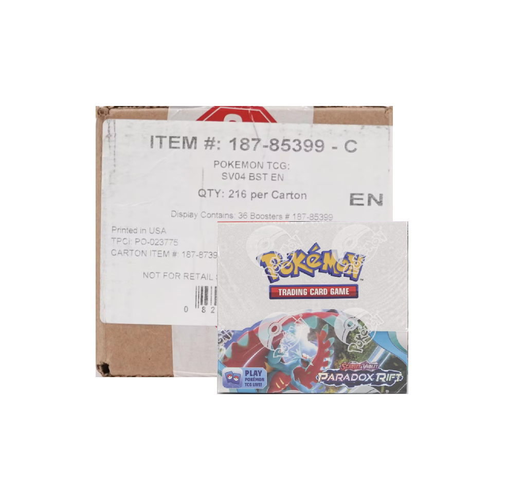 s680129065388134146_p4763_i2_w982 Pokémon Scarlet & Violet Paradox Rift 6 Booster Box Case - Image 1