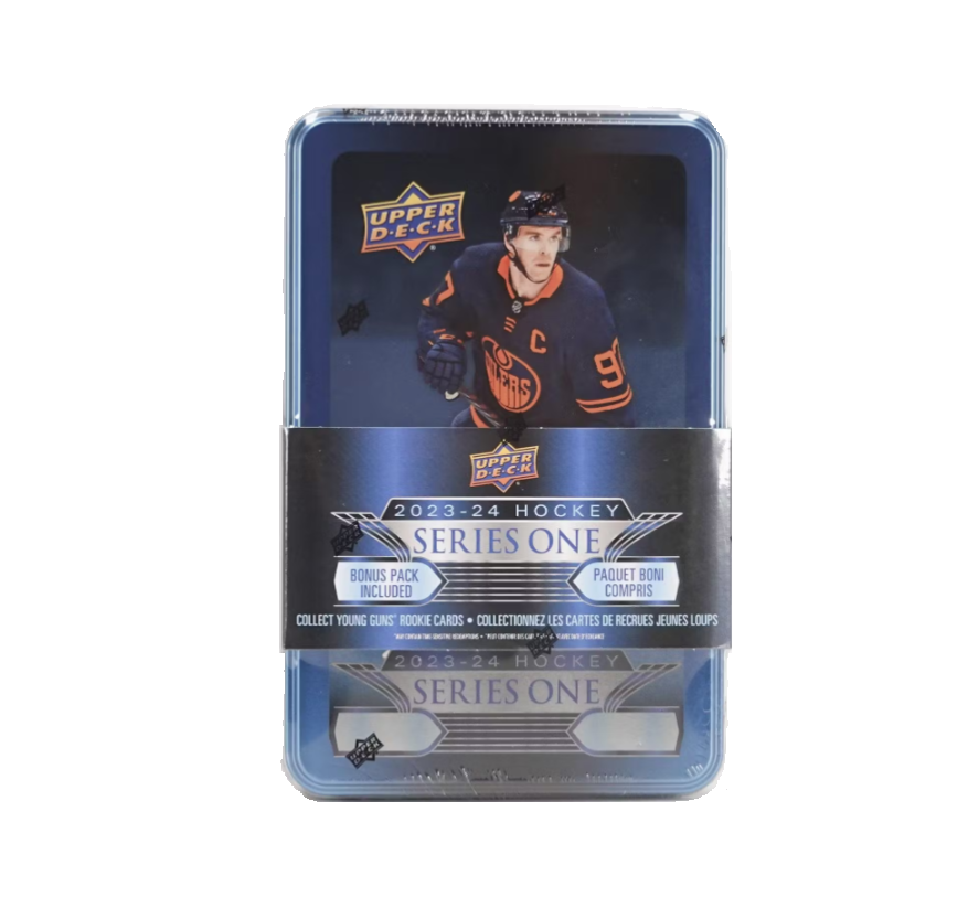 s680129065388134146_p4771_i2_w877 2023-24 Upper Deck Hockey Series 1 Retail Tin Box - Image 1
