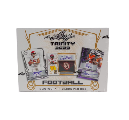 2023 Leaf Trinity Football Hobby Box