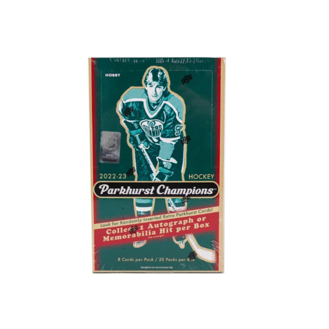 s680129065388134146_p4803_i5_w1080 2022-23 Upper Deck Parkhurst Champions Hockey Hobby Box - Image 1