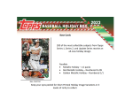 2023 Topps Holiday Baseball Mega 20 Box Case - Image 4