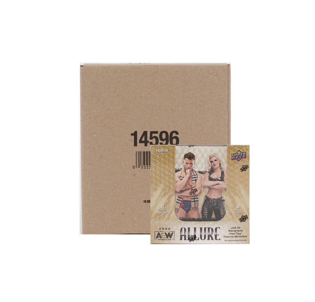 s680129065388134146_p4829_i2_w1068 2022 Upper Deck AEW Allure Hobby 10 Box Case - Image 1
