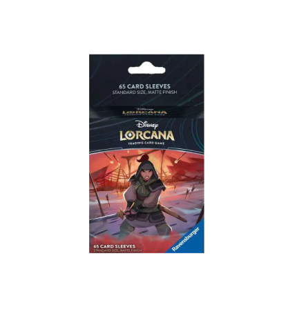 Disney Lorcana Rise Of The Floodborn Mulan Sleeves 65 Pack