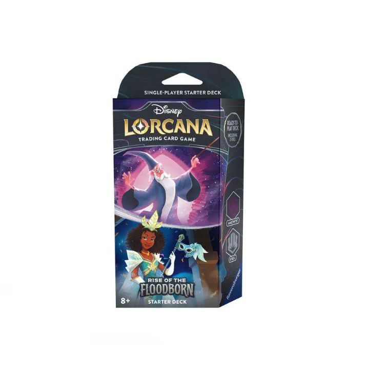 s680129065388134146_p4849_i2_w712 Disney Lorcana Rise Of The Floodborn Starter Deck (Amethyst & Steel) - Image 1