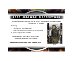 2022 Topps Star Wars Masterwork Hobby 8 Box Case - Image 2