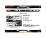 2022 Topps Star Wars Masterwork Hobby 8 Box Case - Image 5