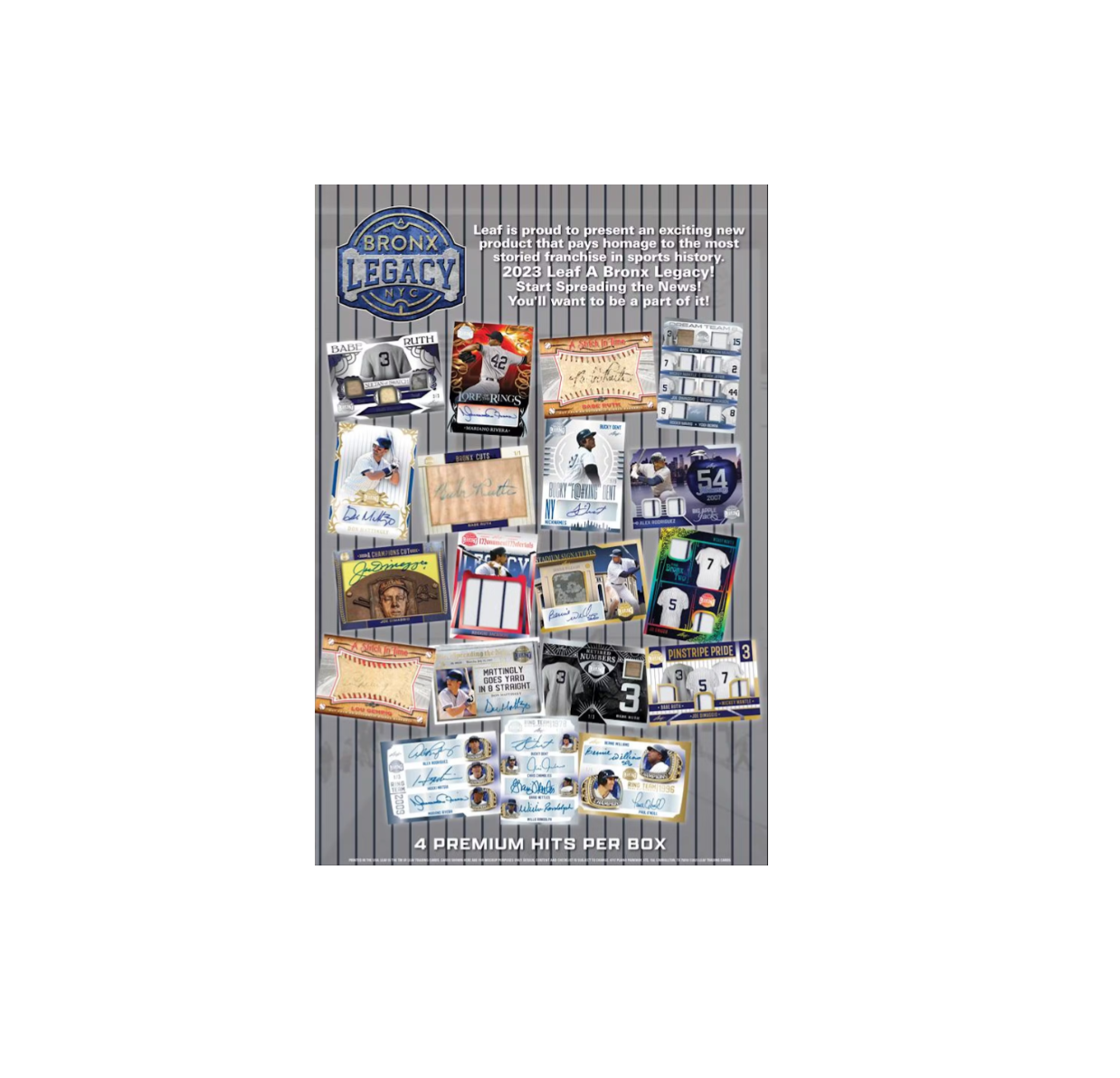 s680129065388134146_p4919_i1_w1238 2023 Leaf A Bronx Legacy Baseball Hobby Box - Image 1