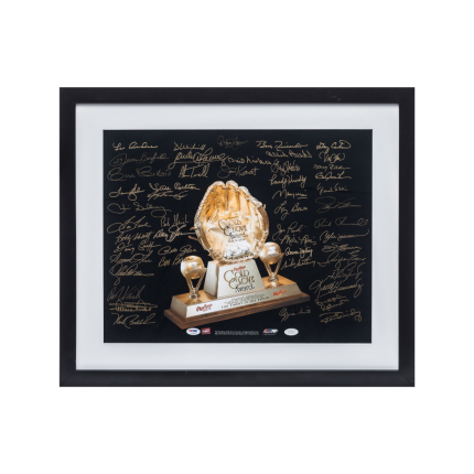 Gold Glove Winners Autographed and Framed Photo PSA/JSA COA's