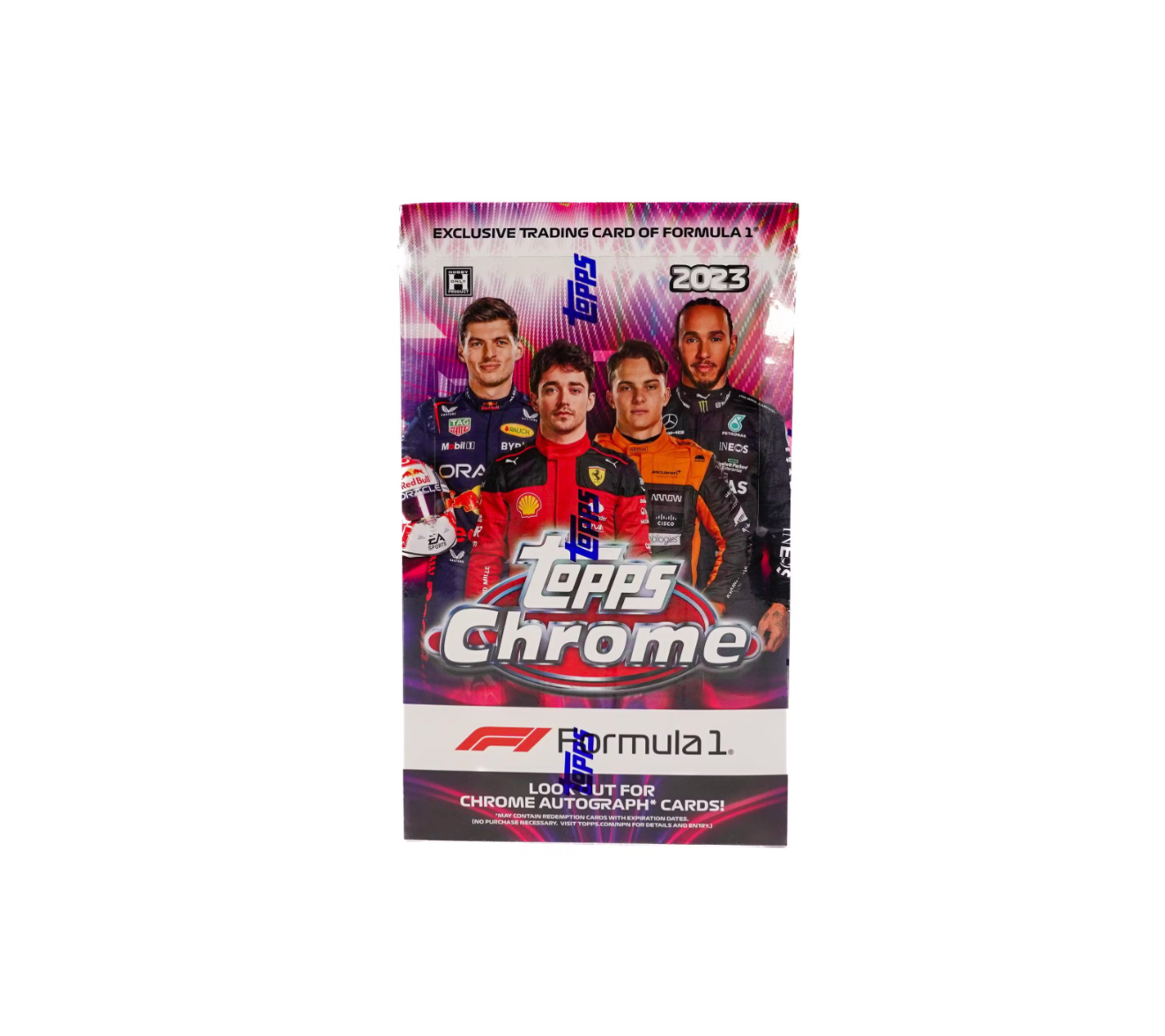 s680129065388134146_p5023_i6_w1322 2023 Topps Chrome Formula 1 F1 Racing Hobby Box - Image 1