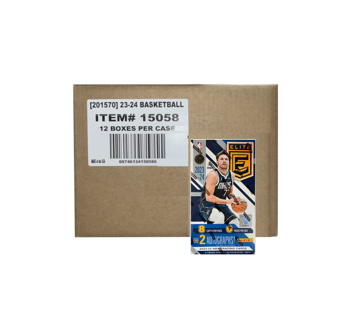 s680129065388134146_p5036_i7_w1216 2023-24 Panini Donruss Elite Basketball Hobby 12-Box Case - Image 1