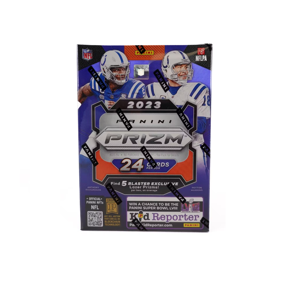 s680129065388134146_p5039_i2_w1148 2023 Panini Prizm Football Blaster Box ( Disco Prizm ) - Image 1