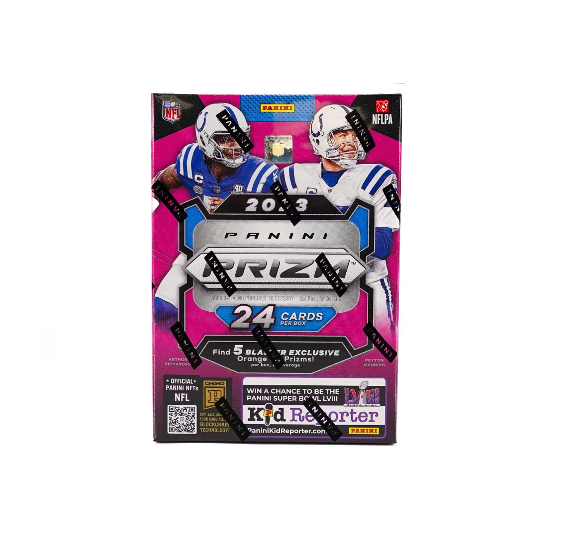 s680129065388134146_p5052_i2_w1148 2023 Panini Prizm Football Blaster Box (Orange Prizm) - Image 1