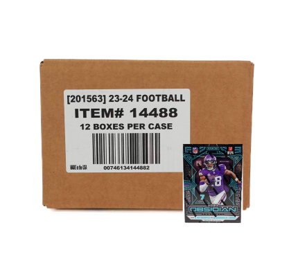 2023 Panini Obsidian Football Hobby 12-Box Case