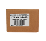 2023 Panini Obsidian Football Hobby 12-Box Case - Image 7