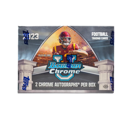 2023 Bowman Chrome University Football Breakers Delight Box