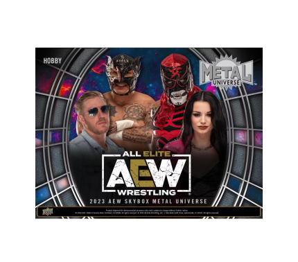 2023 Upper Deck AEW Skybox Metal Universe Wrestling Hobby 12-Box Case