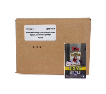 2023 Topps Finest Flashback Baseball Hobby 6-Box Case