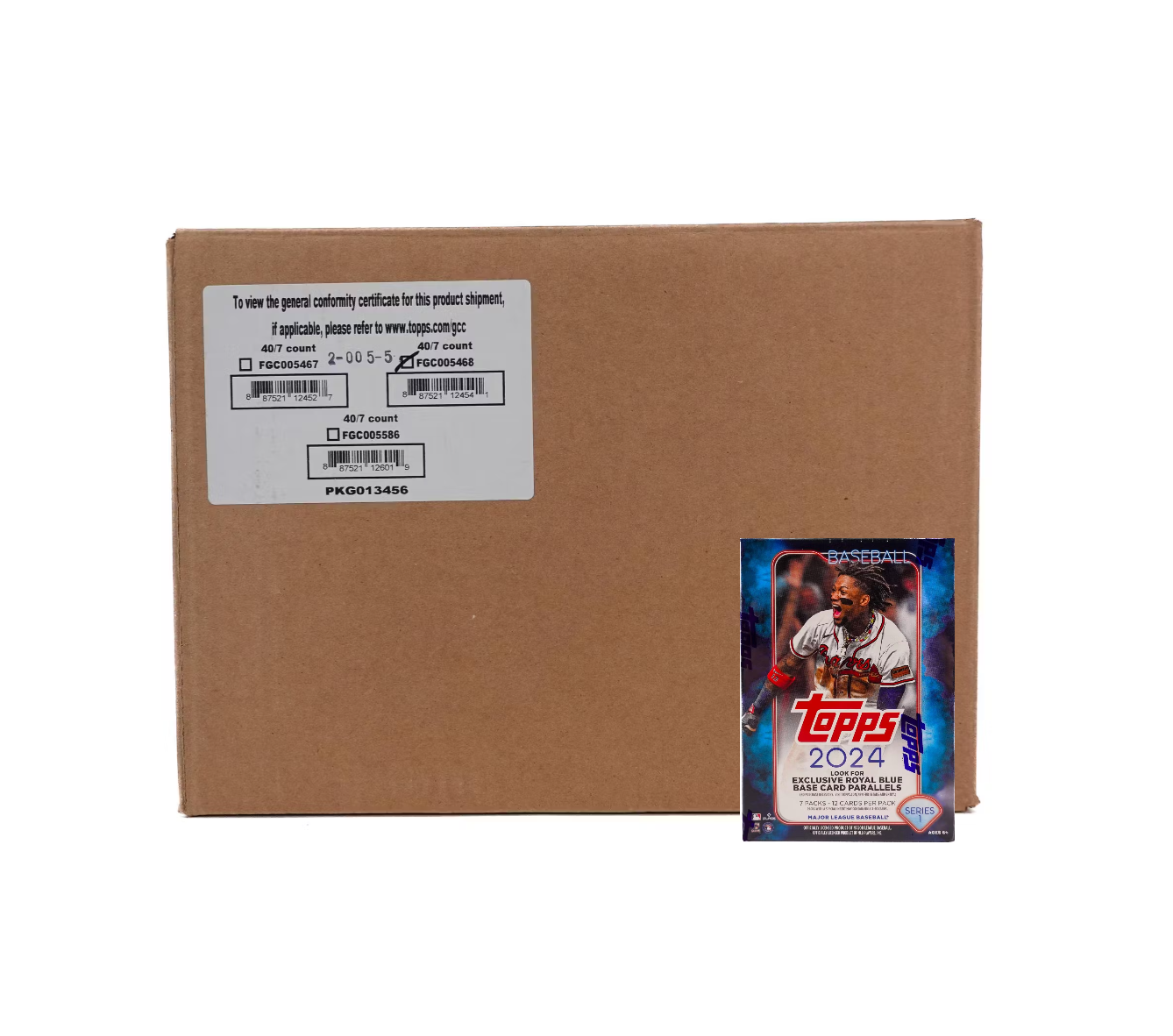 s680129065388134146_p5113_i2_w1338 2024 Topps Series 1 Baseball Blaster 40-Box Case - Image 1