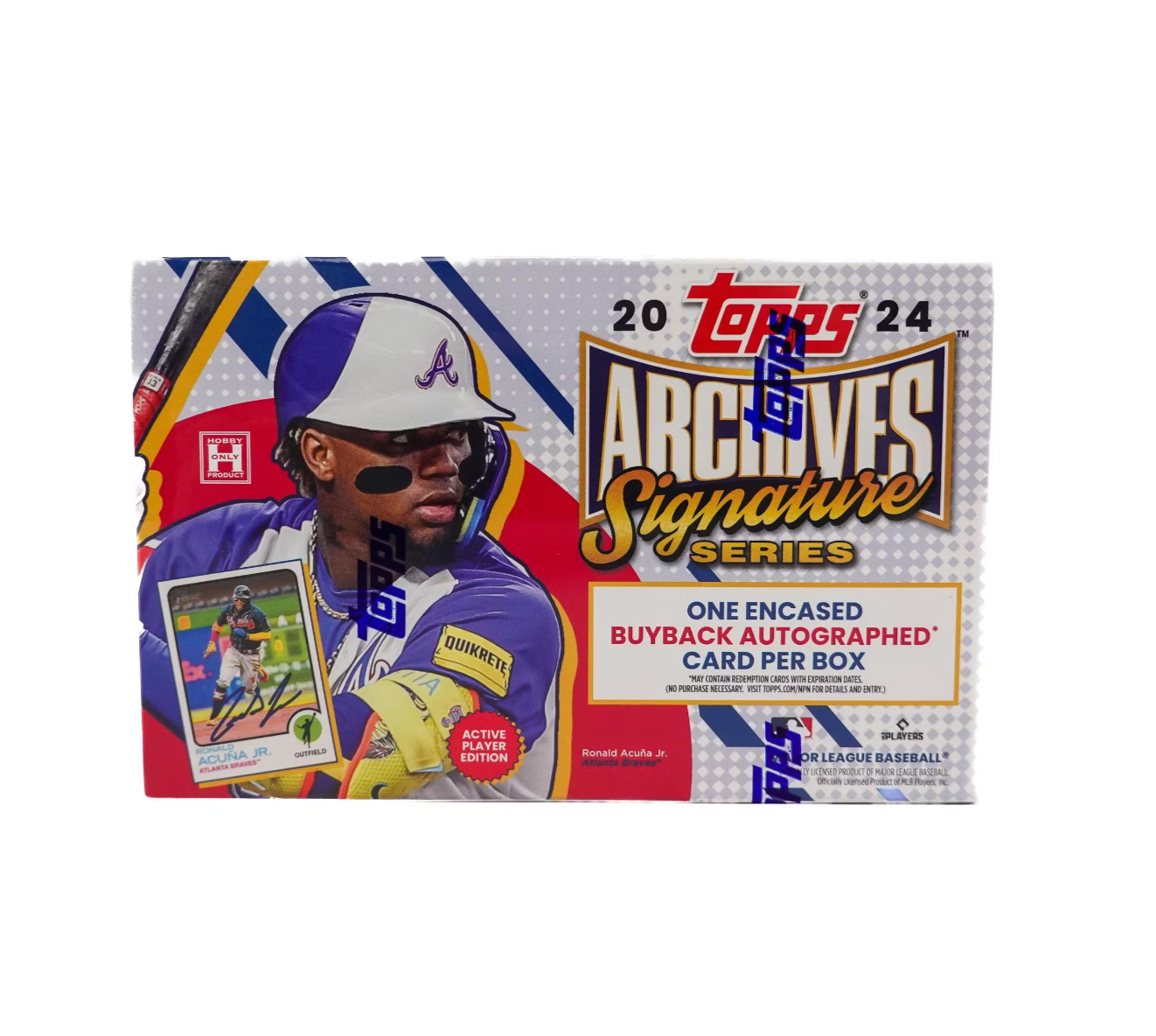 s680129065388134146_p5116_i3_w1322 2024 Topps Archives Signature Series Active Players Edition Baseball Hobby Box - Image 1