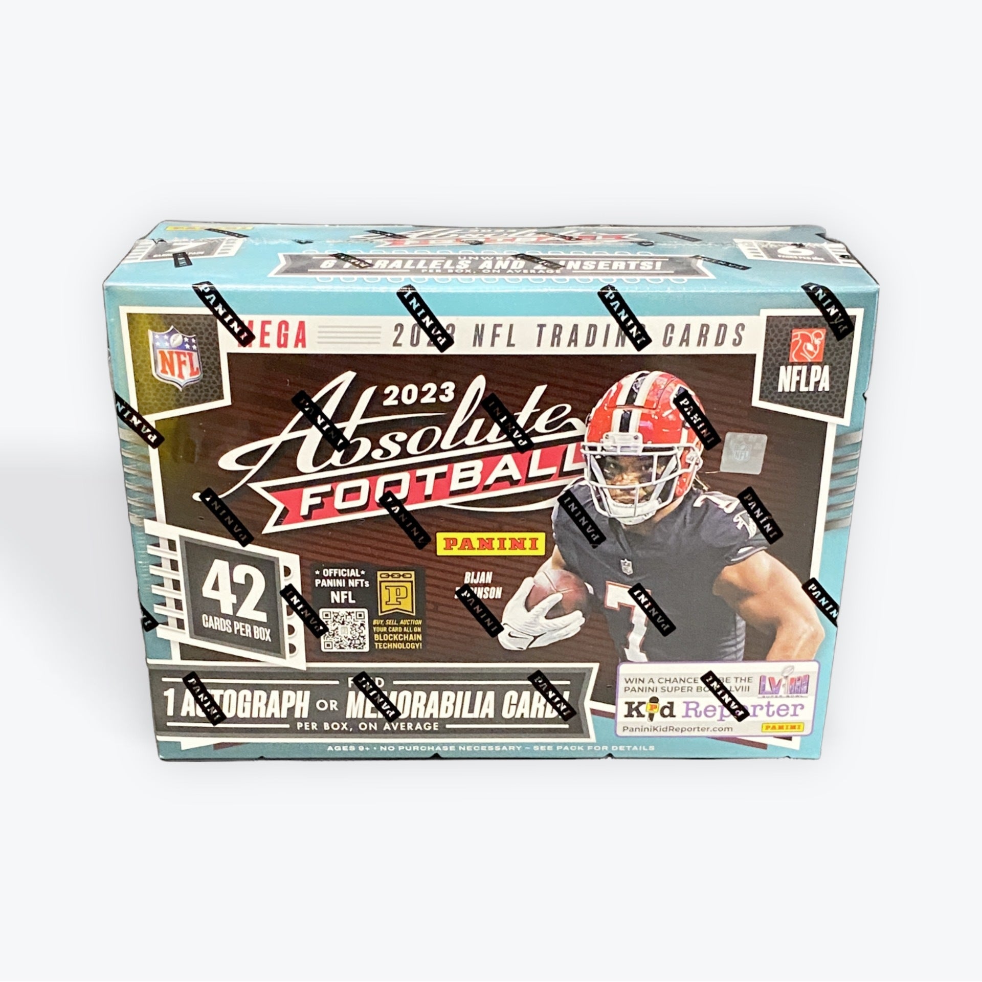 s680129065388134146_p5123_i1_w1920 2023 Panini Absolute Football Mega Box Teal - Image 1