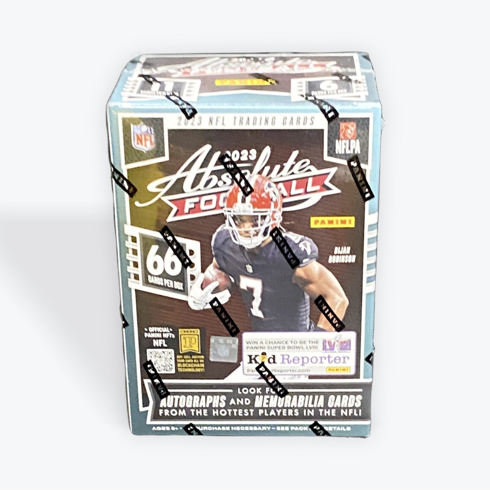 s680129065388134146_p5124_i1_w1920 2023 Panini Absolute Football Blaster Box Teal - Image 1