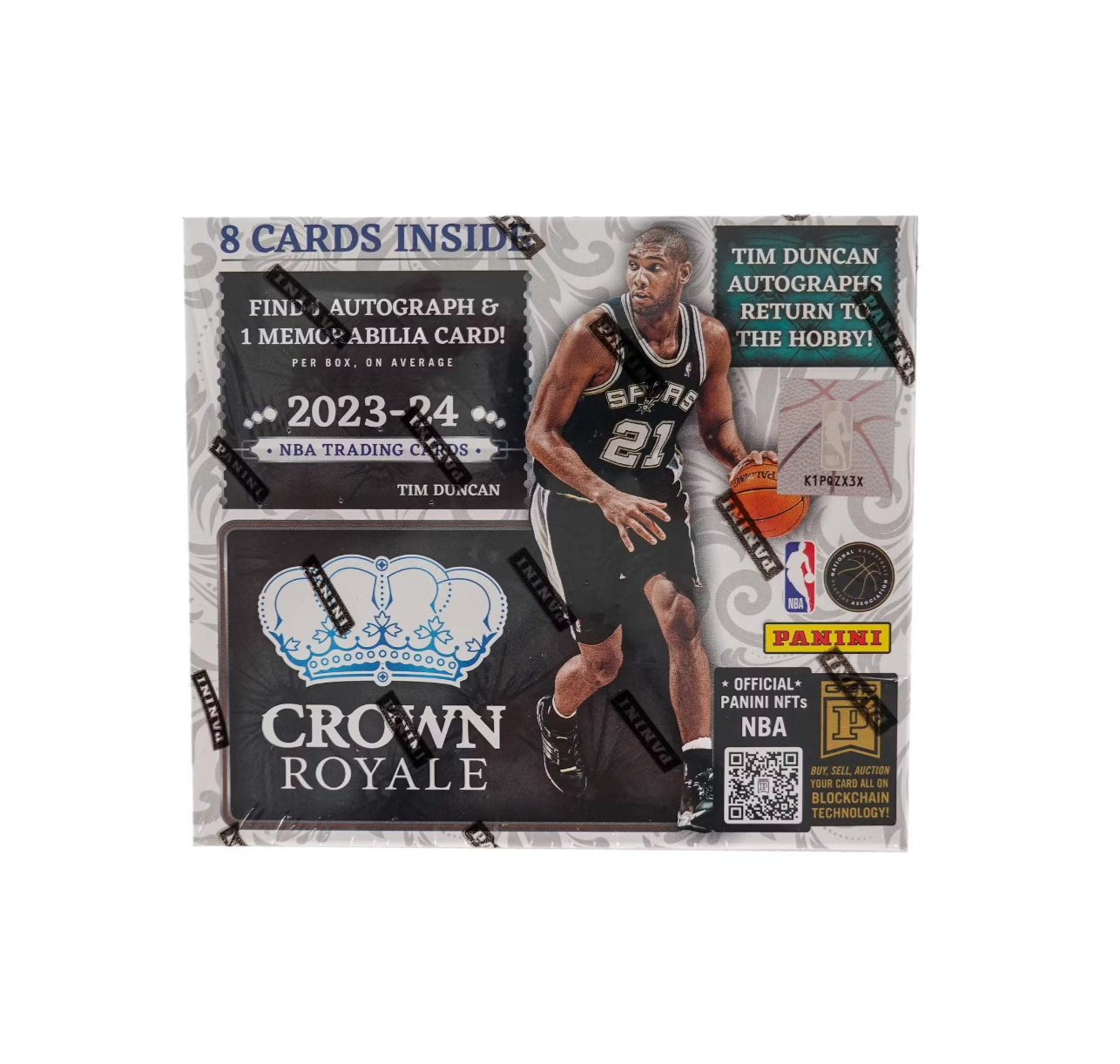 s680129065388134146_p5160_i7_w1286 2023-24 Panini Crown Royale Basketball Hobby Box - Image 1