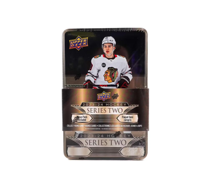 2023-24 Upper Deck Series 2 Hockey Retail Tin