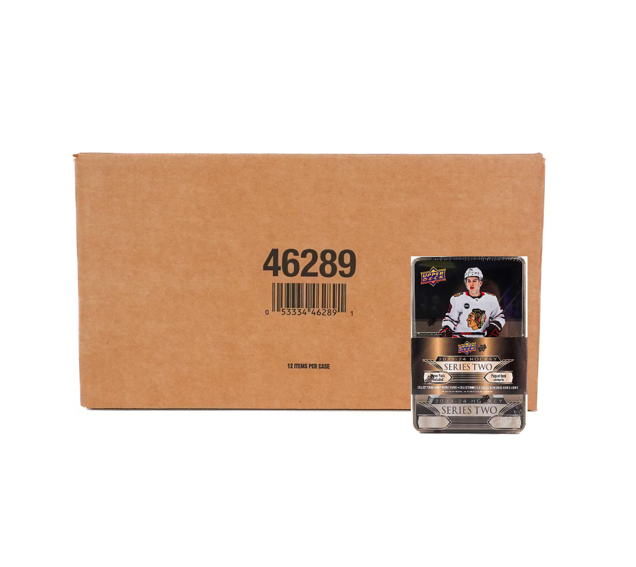 s680129065388134146_p5200_i2_w1266 2023-24 Upper Deck Series 2 Hockey Retail Tin 12-Box Case - Image 1