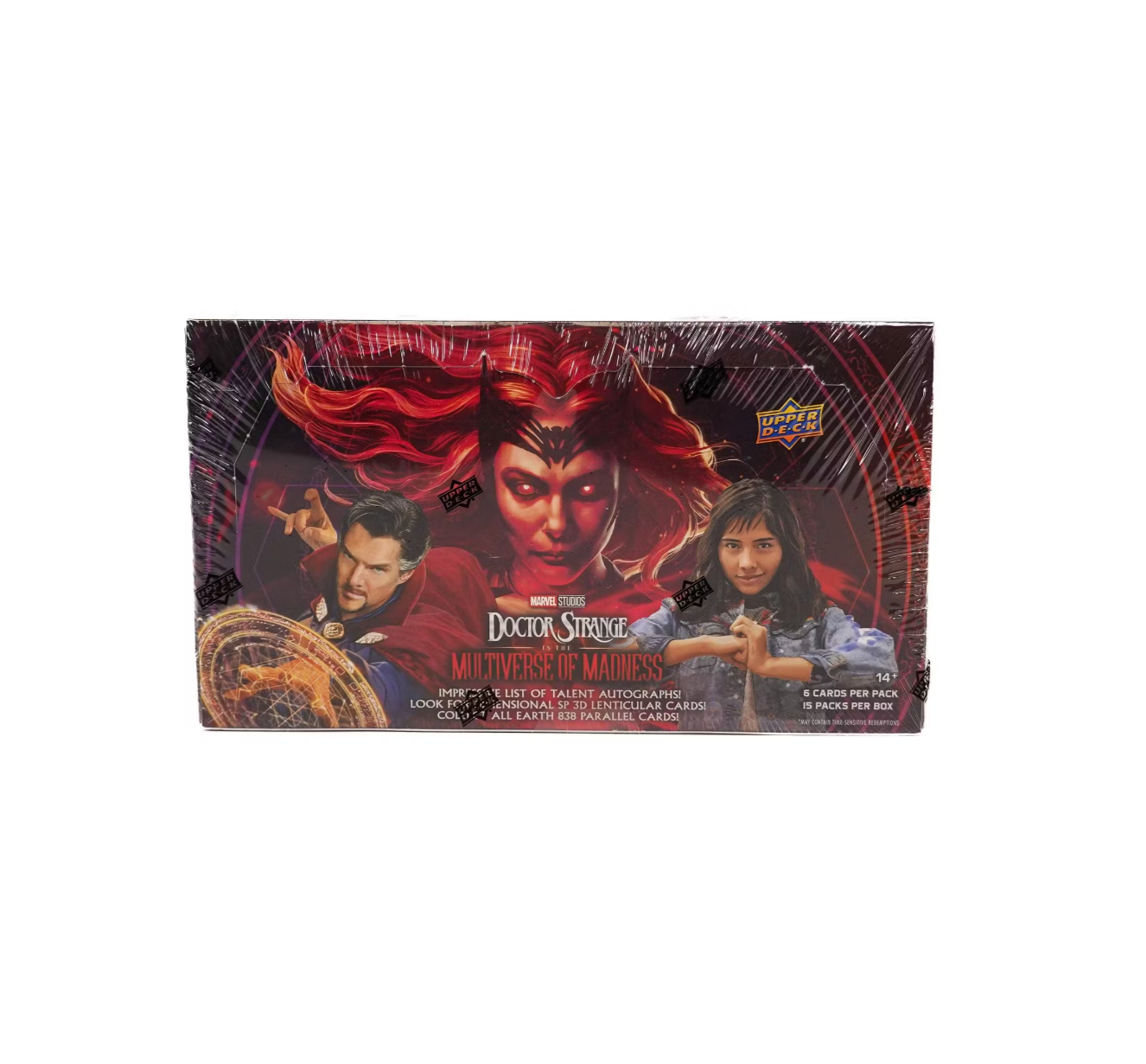 s680129065388134146_p5276_i2_w1326 2023 Upper Deck Doctor Strange In The Multiverse Of Madness Hobby Box - Image 1