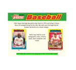 2024 Topps Heritage Baseball Hobby Box - Image 2