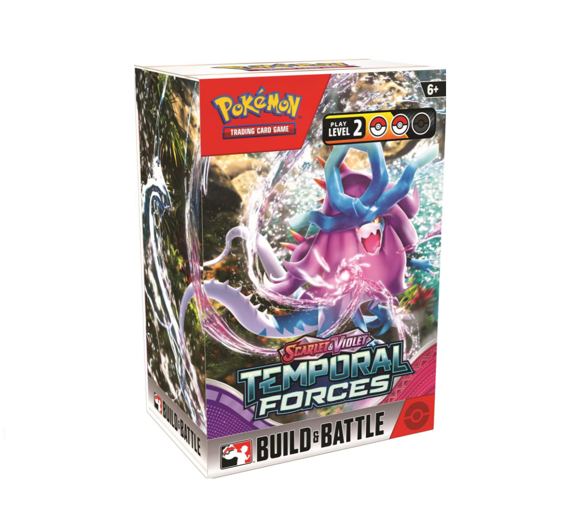 s680129065388134146_p5290_i2_w1204 Pokemon Scarlet & Violet Temporal Forces Build & Battle Kit - Image 1
